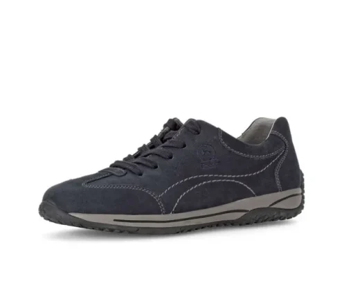 Lage sneaker blauw