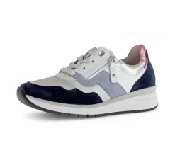 Lage sneaker blauw