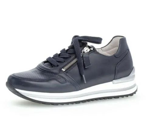 Lage sneaker blauw