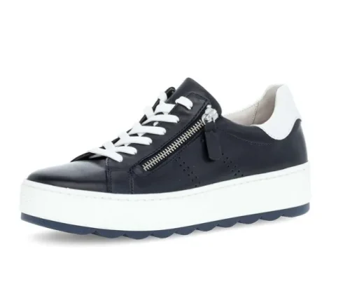 Lage sneaker blauw