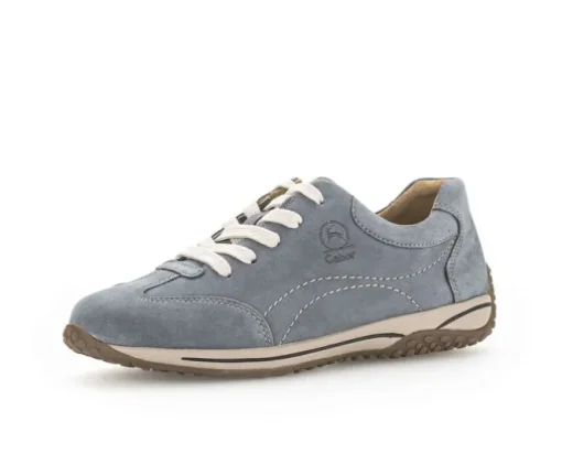 Lage sneaker blauw
