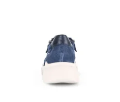 Lage sneaker blauw