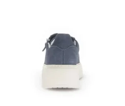 Lage sneaker blauw