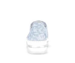 Lage sneaker blauw