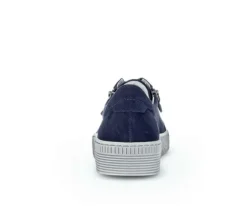 Lage sneaker blauw