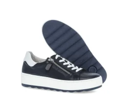 Lage sneaker blauw