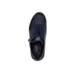 Lage sneaker blauw