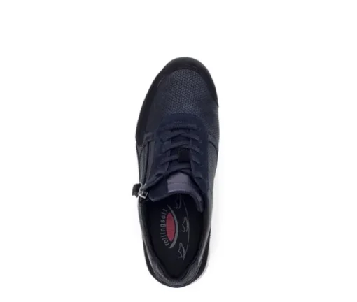 Lage sneaker blauw