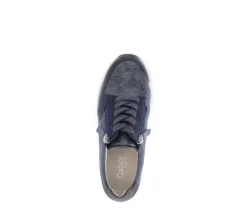Lage sneaker blauw