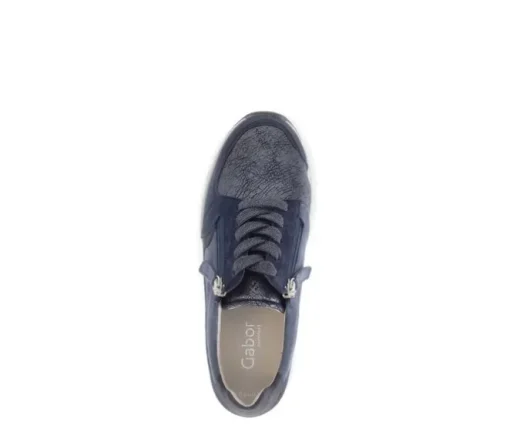 Lage sneaker blauw