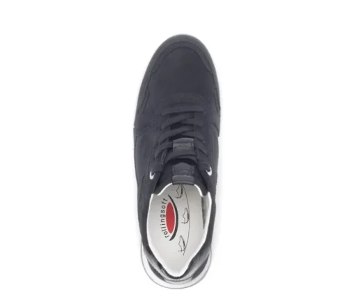 Lage sneaker blauw