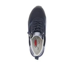 Lage sneaker blauw
