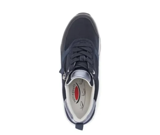 Lage sneaker blauw