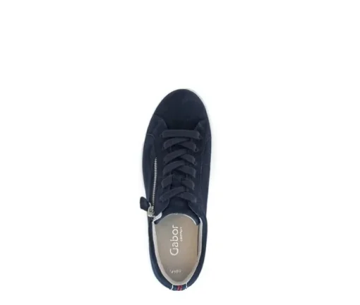 Lage sneaker blauw