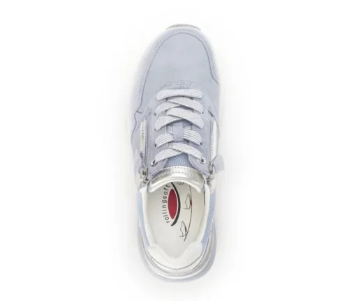 Lage sneaker blauw