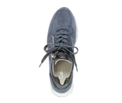 Lage sneaker blauw