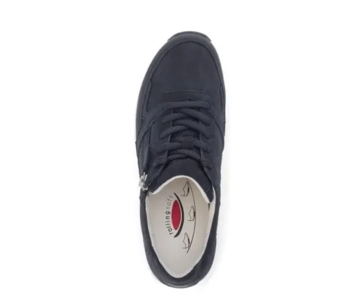 Lage sneaker blauw