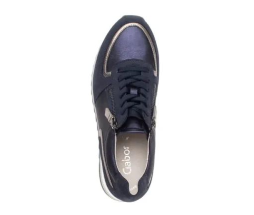 Lage sneaker blauw