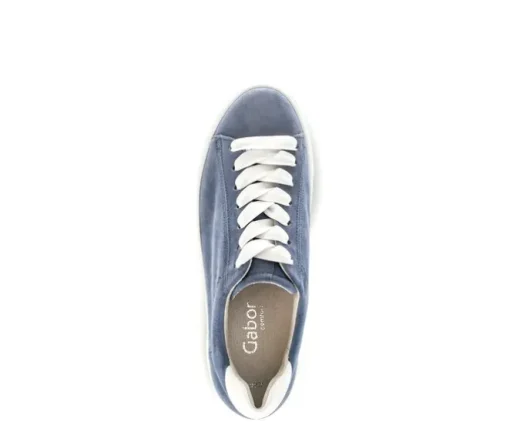 Lage sneaker blauw