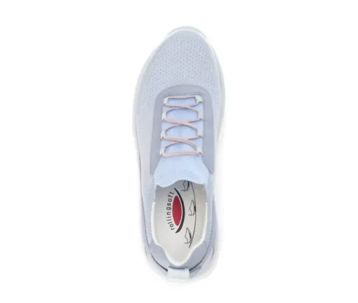 Lage sneaker blauw