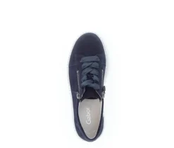 Lage sneaker blauw