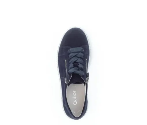 Lage sneaker blauw
