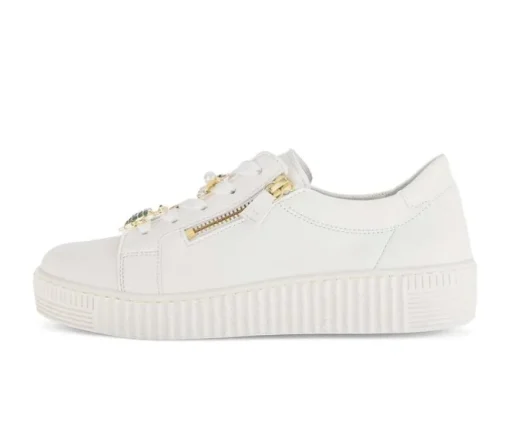 Lage sneaker crème