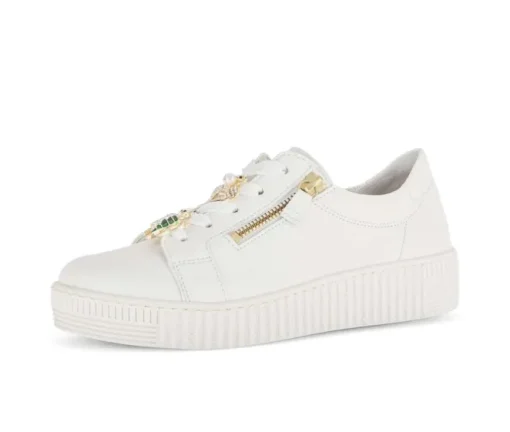 Lage sneaker crème