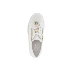 Lage sneaker crème