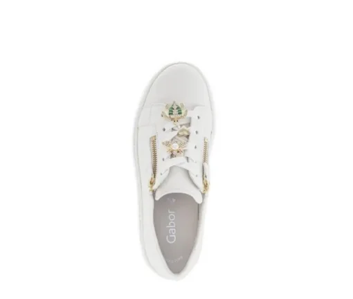 Lage sneaker crème
