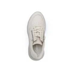 Lage sneaker crème