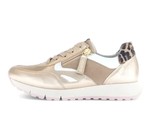 Lage sneaker goud