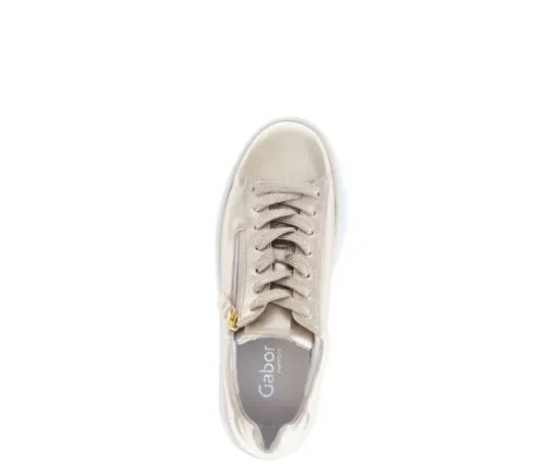 Lage sneaker goud