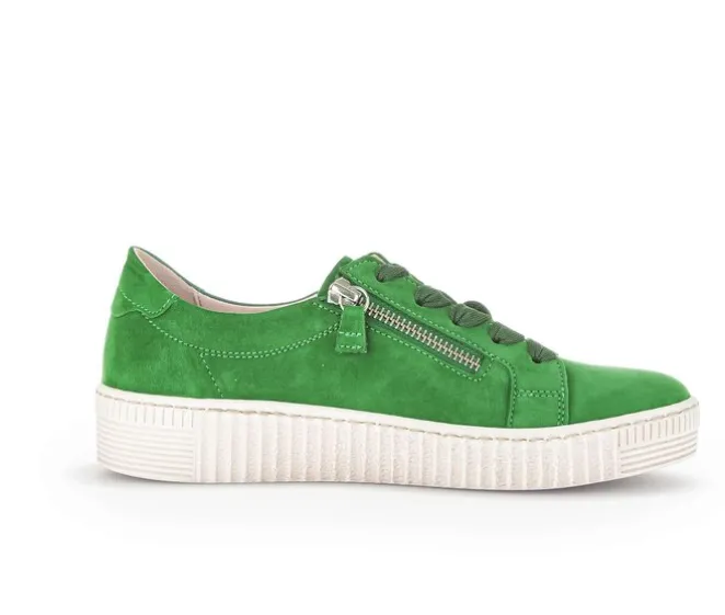 Lage sneaker groen
