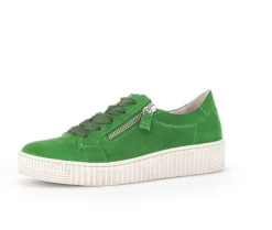 Lage sneaker groen