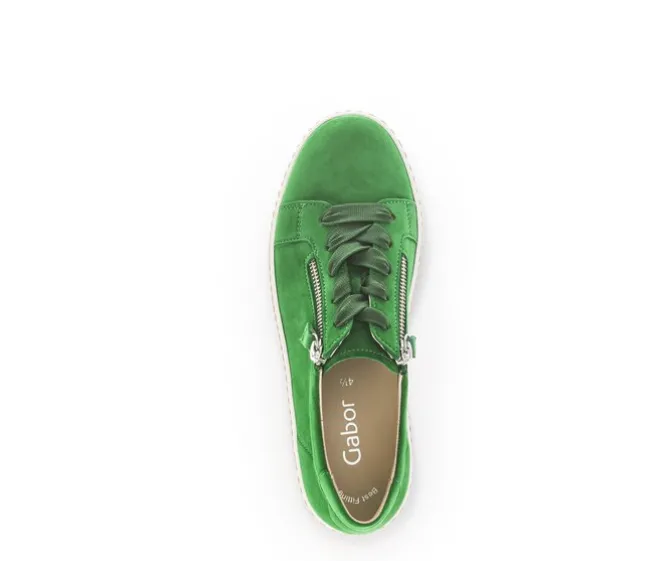 Lage sneaker groen