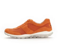 Lage sneaker oranje