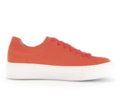 Lage sneaker oranje