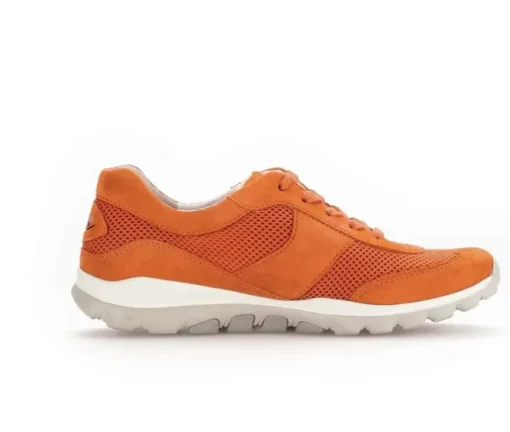 Lage sneaker oranje