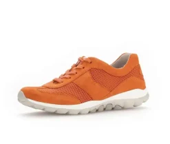 Lage sneaker oranje