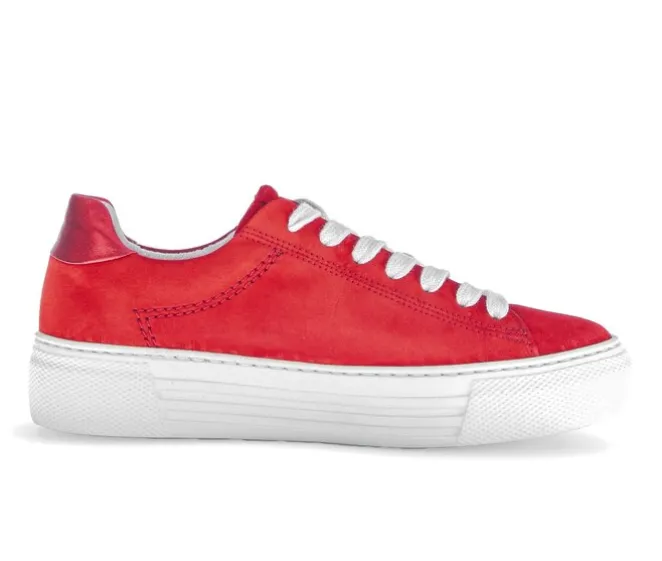 Lage sneaker rood