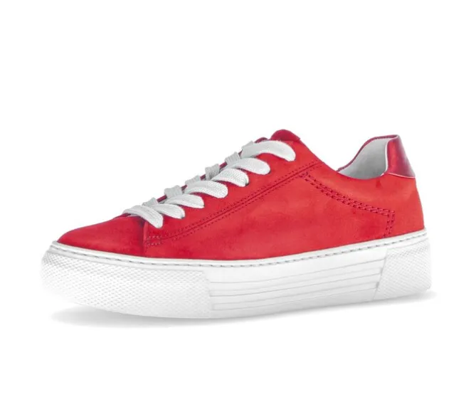 Lage sneaker rood