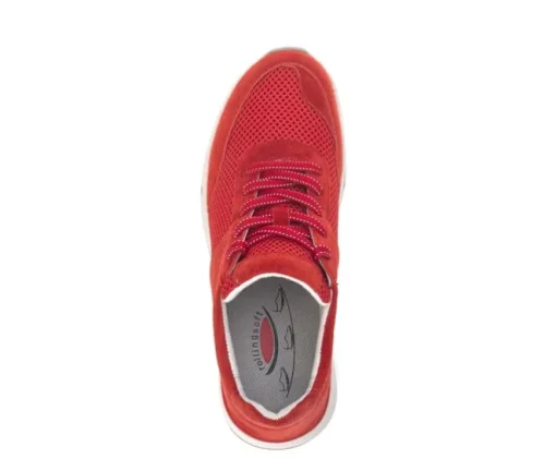 Lage sneaker rood