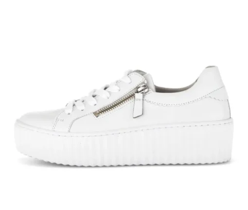 Lage sneaker wit