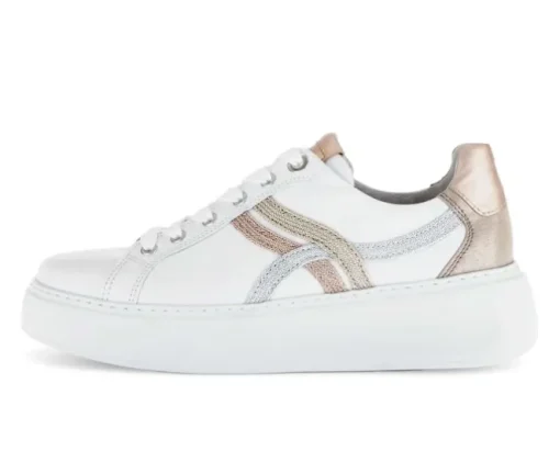 Lage sneaker wit