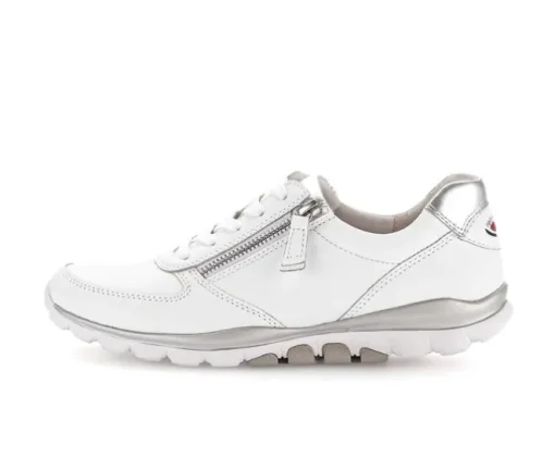 Lage sneaker wit