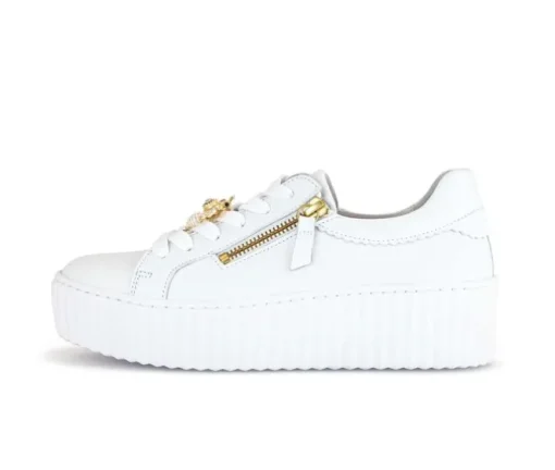 Lage sneaker wit