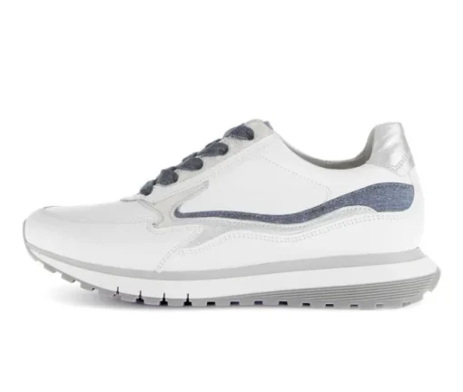 Lage sneaker wit