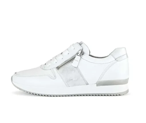 Lage sneaker wit