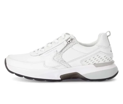 Lage sneaker wit